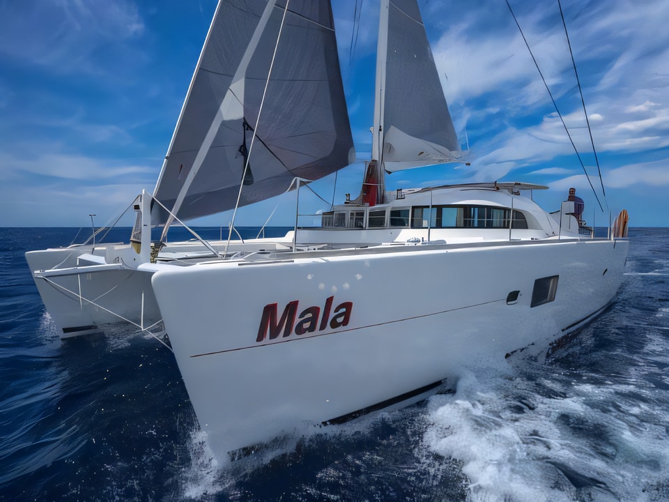 Lagoon 570 Mala catamaran for charter from Dubrovnik / Port Dubrovnik Dubrovnik / Montenegro sailing area Croatia