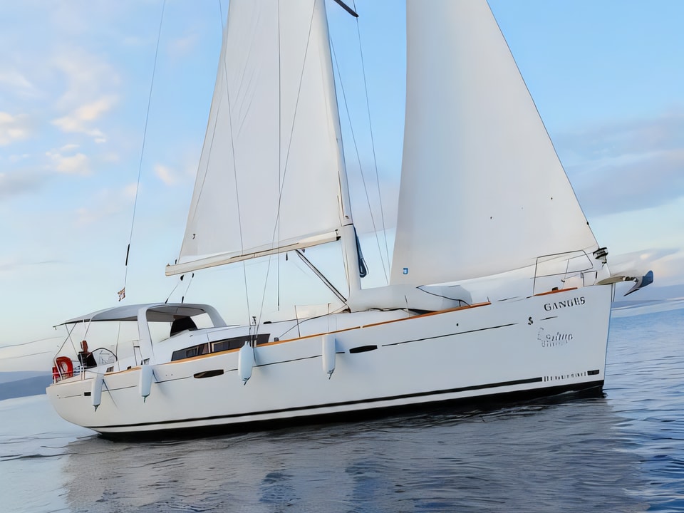 Oceanis 50 Family sailing yacht for charter from Solta / Rogac Split sailing area Croatia