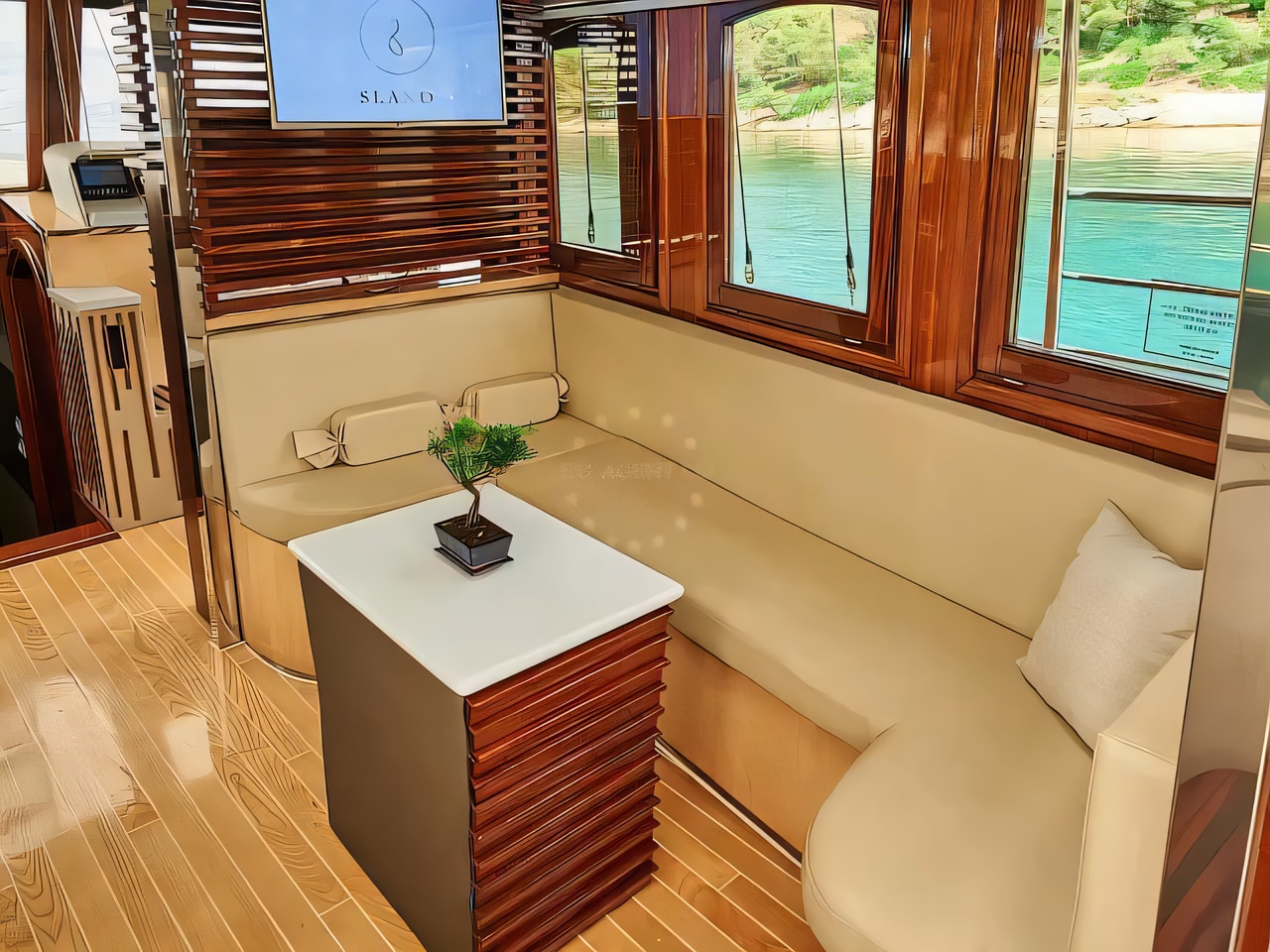 Layout of Gulet gulet or cruiser with 5 cabins Croatia yacht charter
