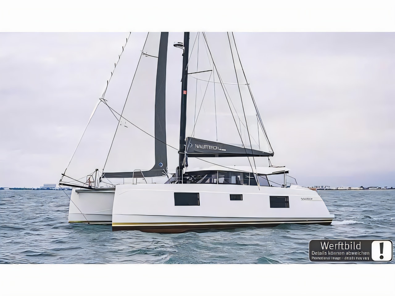 Exterior overview of Nautitech 40.3 catamaran for charter from Rogoznica Marina Frapa in the Sibenik sailing area Croatia