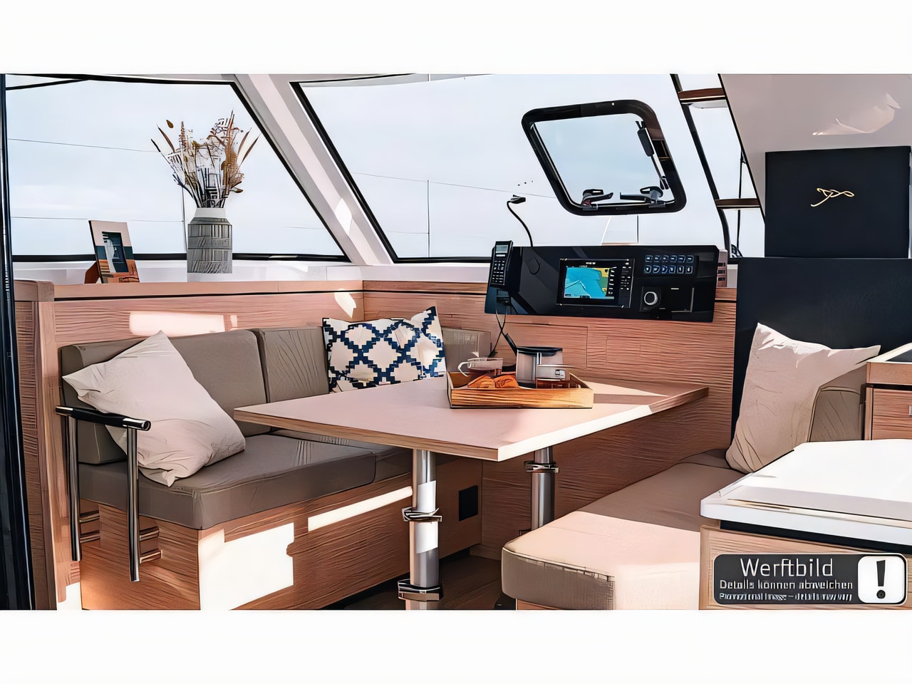 Layout of Nautitech 40.3 catamaran with 3 cabins Croatia yacht charter