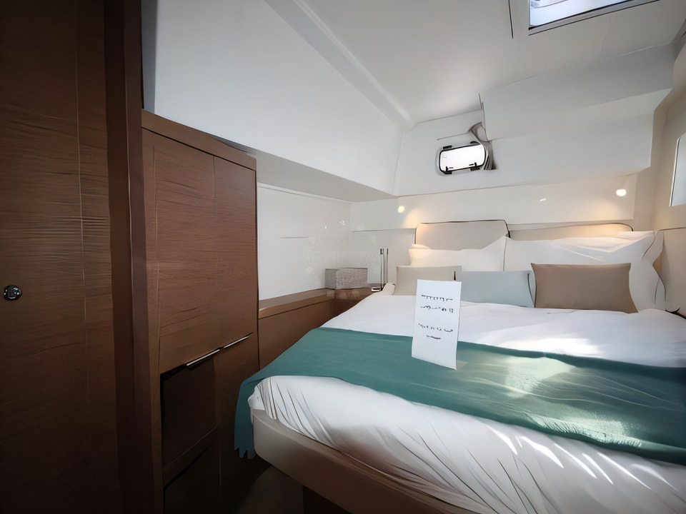 Interior of Lagoon 40 catamaran with 6 cabins Croatia yacht charter