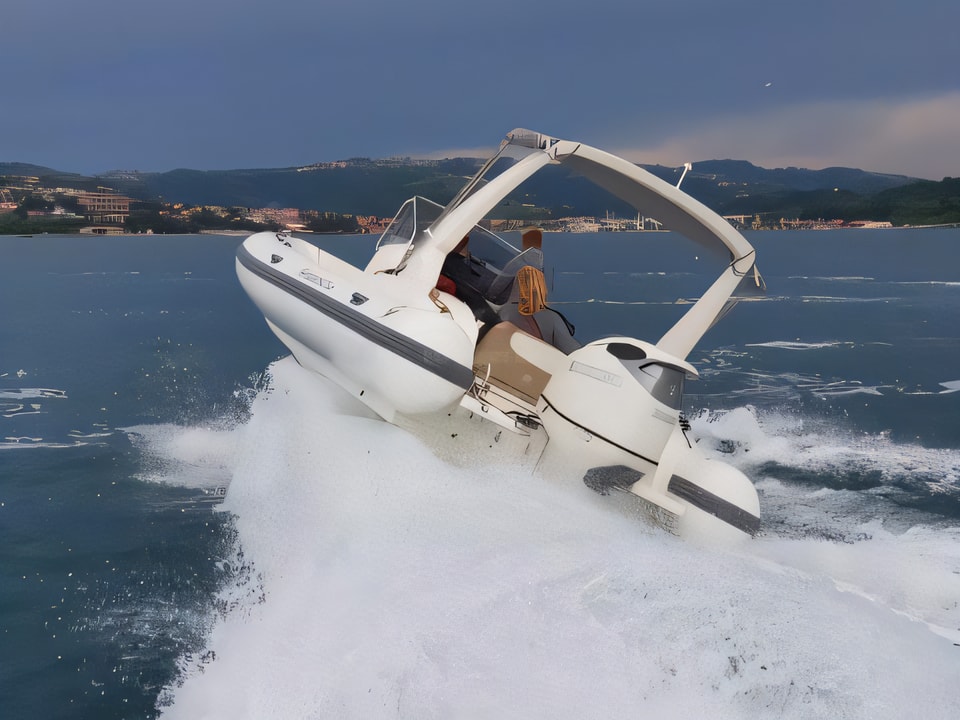 Interior of TEMPEST 800 + Suzuki 350 motor boat with 1 cabins Croatia yacht charter