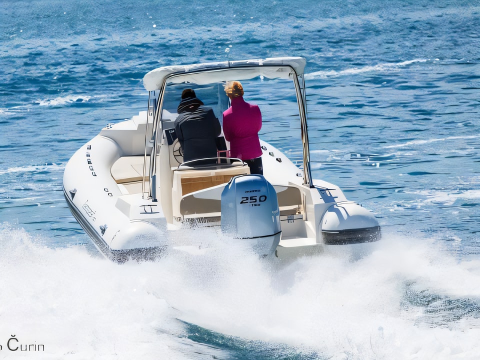Interior of TEMPEST 700 + Honda 250 motor boat with 0 cabins Croatia yacht charter
