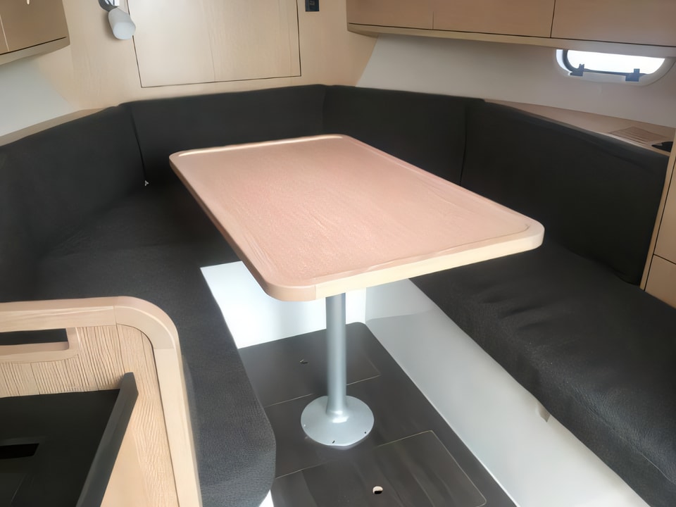 Interior of Bavaria S29 OPEN motor boat with 1 cabins Croatia yacht charter