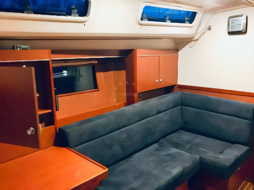 Interior of Hanse 455 sail boat with 4 cabins Croatia yacht charter