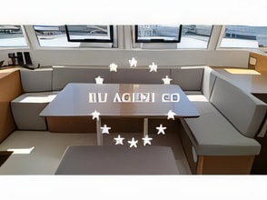 Layout of Excess 14 catamaran with 6 cabins Croatia yacht charter