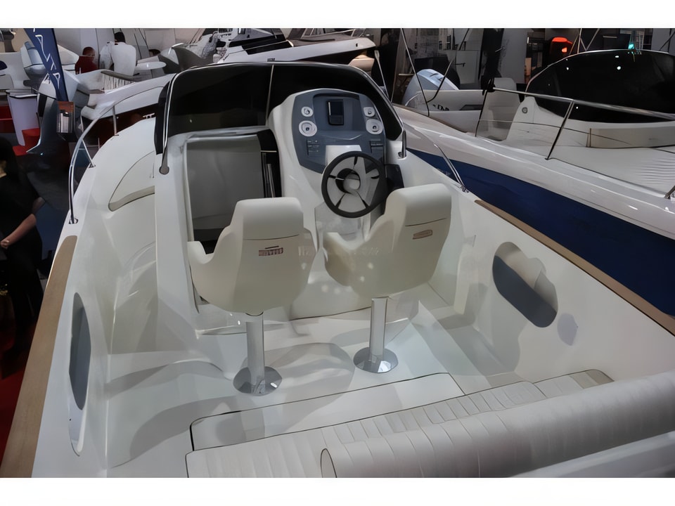Interior of HM 22 Fly motor boat with 0 cabins Croatia yacht charter
