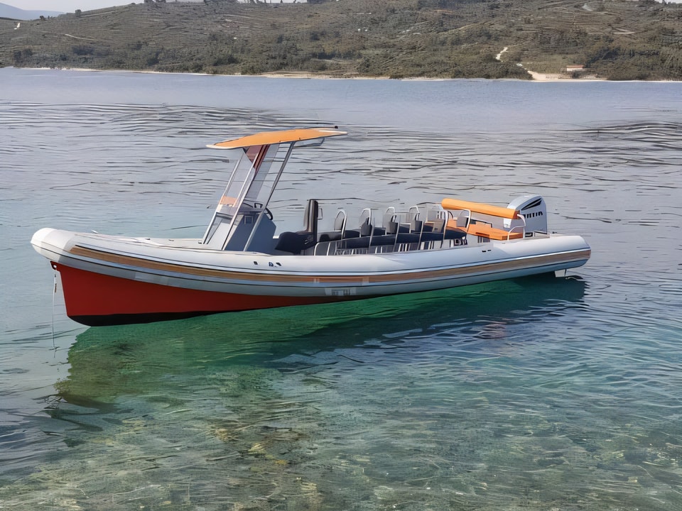 Layout of Colnago 27 motor boat with 0 cabins Croatia yacht charter