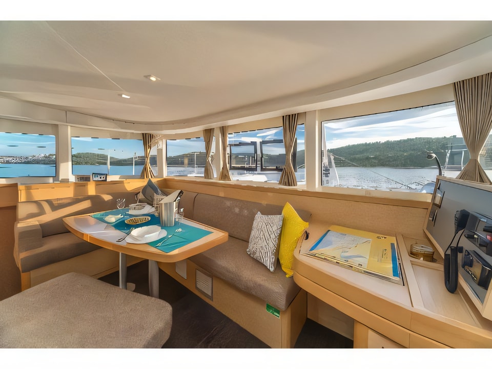 Interior of Lagoon 42 2017 - MALA KATE - skippered catamaran with 4 cabins Croatia yacht charter