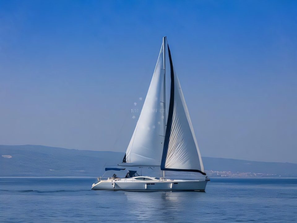 Exterior overview of Sun Odyssey 54DS sail boat for charter from Split ACI Marina in the Split sailing area Croatia