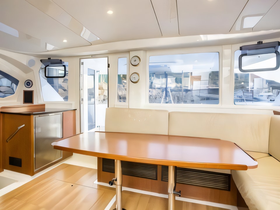 Interior of Leopard 44 catamaran with 4 cabins Croatia yacht charter
