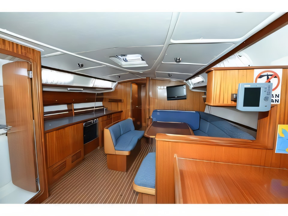 Interior of Bavaria 44 Cruiser sail boat with 4 cabins Croatia yacht charter