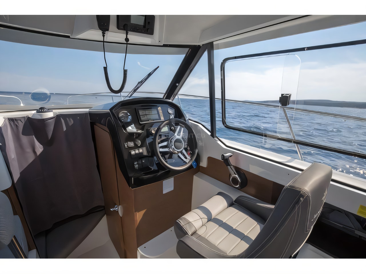 Interior of Merry Fisher 795 motor boat with 1 cabins Croatia yacht charter