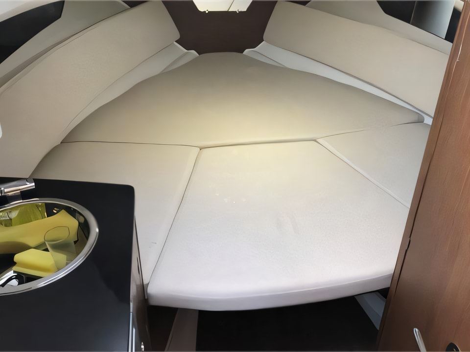Interior of Cap Camarat 7.5 WA SERIE 2 motor boat with 1 cabins Croatia yacht charter