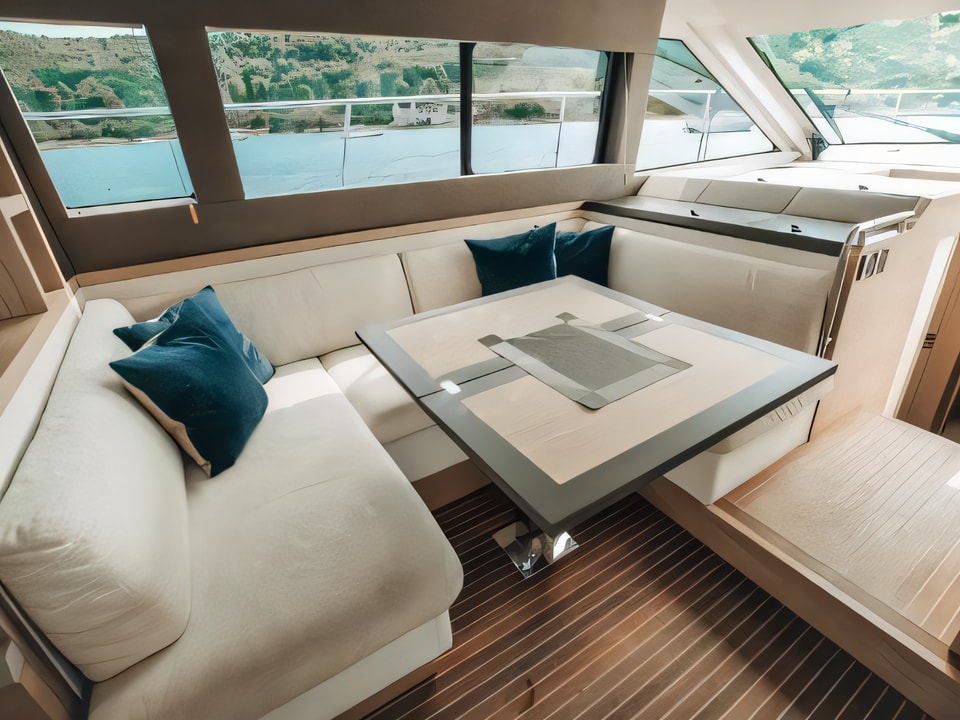 Interior of Monte Carlo 5 motoryacht with 4 cabins Croatia yacht charter
