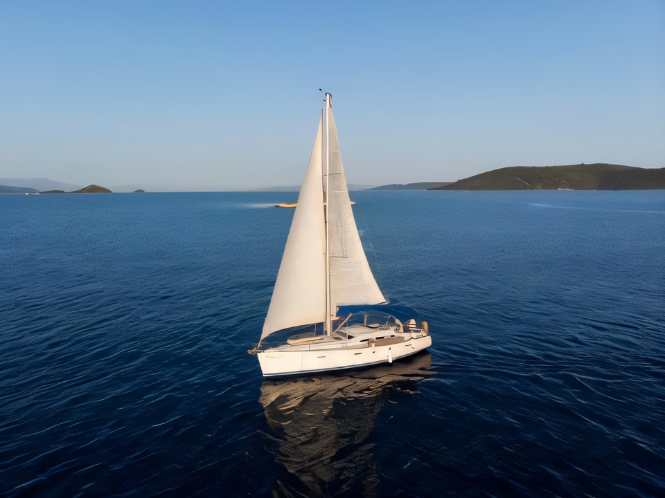 Oceanis 393 Clipper sailing yacht for charter from Vinisce Sibenik sailing area Croatia