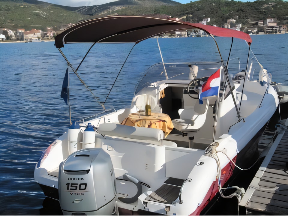 Atlantic 650 yacht layout 2 cabins Croatia charter