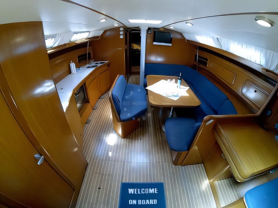 Interior of Grand Soleil 46.3 sail boat with 4 cabins Croatia yacht charter