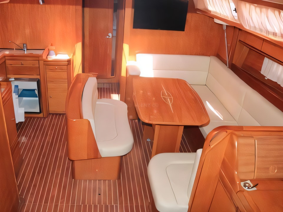 Interior of Bavaria 46 Cruiser Veritas edition sail boat with 4 cabins Croatia yacht charter