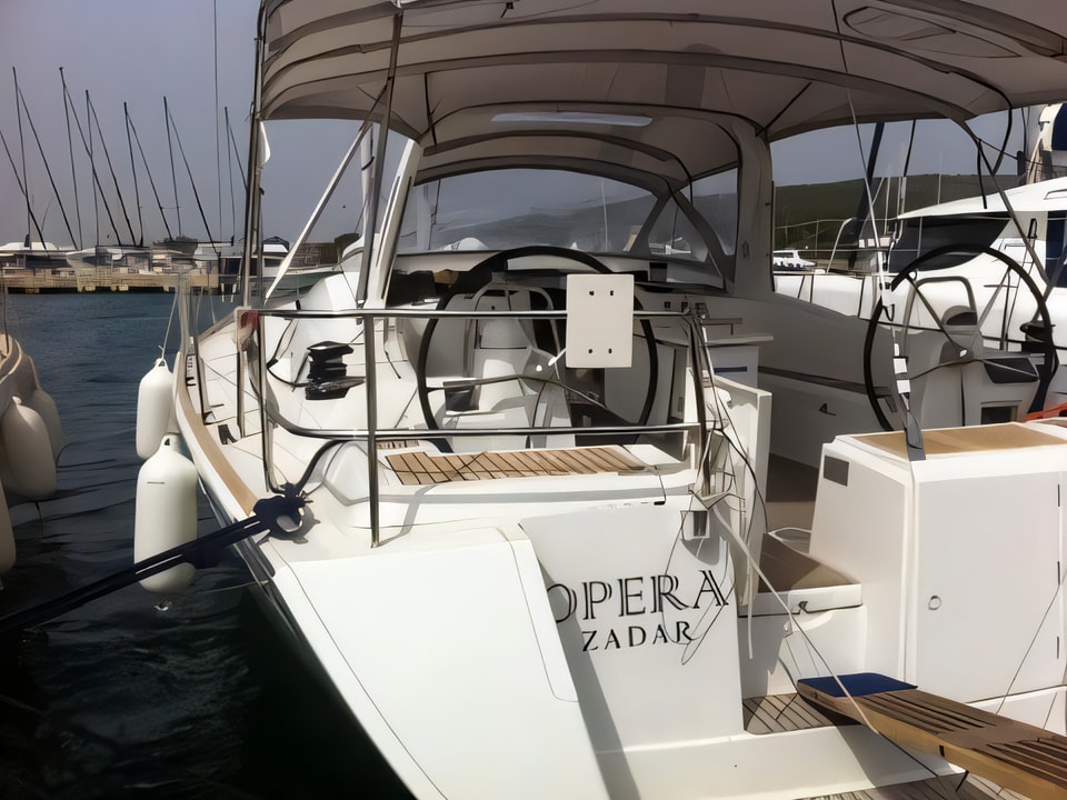 Oceanis 50 Family sailing yacht for charter from Sukosan / Marina D-Marin Dalmacija Zadar sailing area Croatia