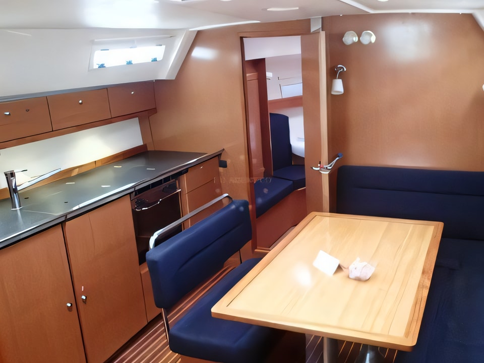 Interior of Bavaria Cruiser 40 sail boat with 3 cabins Croatia yacht charter