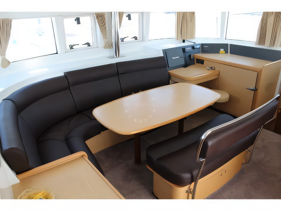 Interior of Lagoon 440 catamaran with 0 cabins Croatia yacht charter
