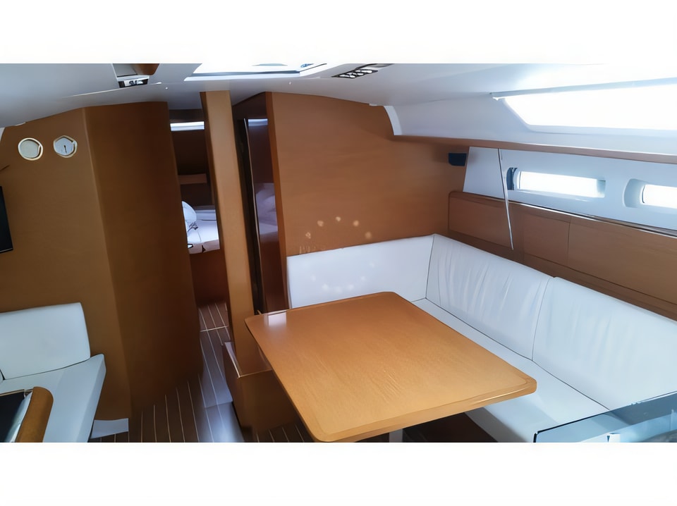 Interior of Sun Odyssey 439 sail boat with 4 cabins Croatia yacht charter
