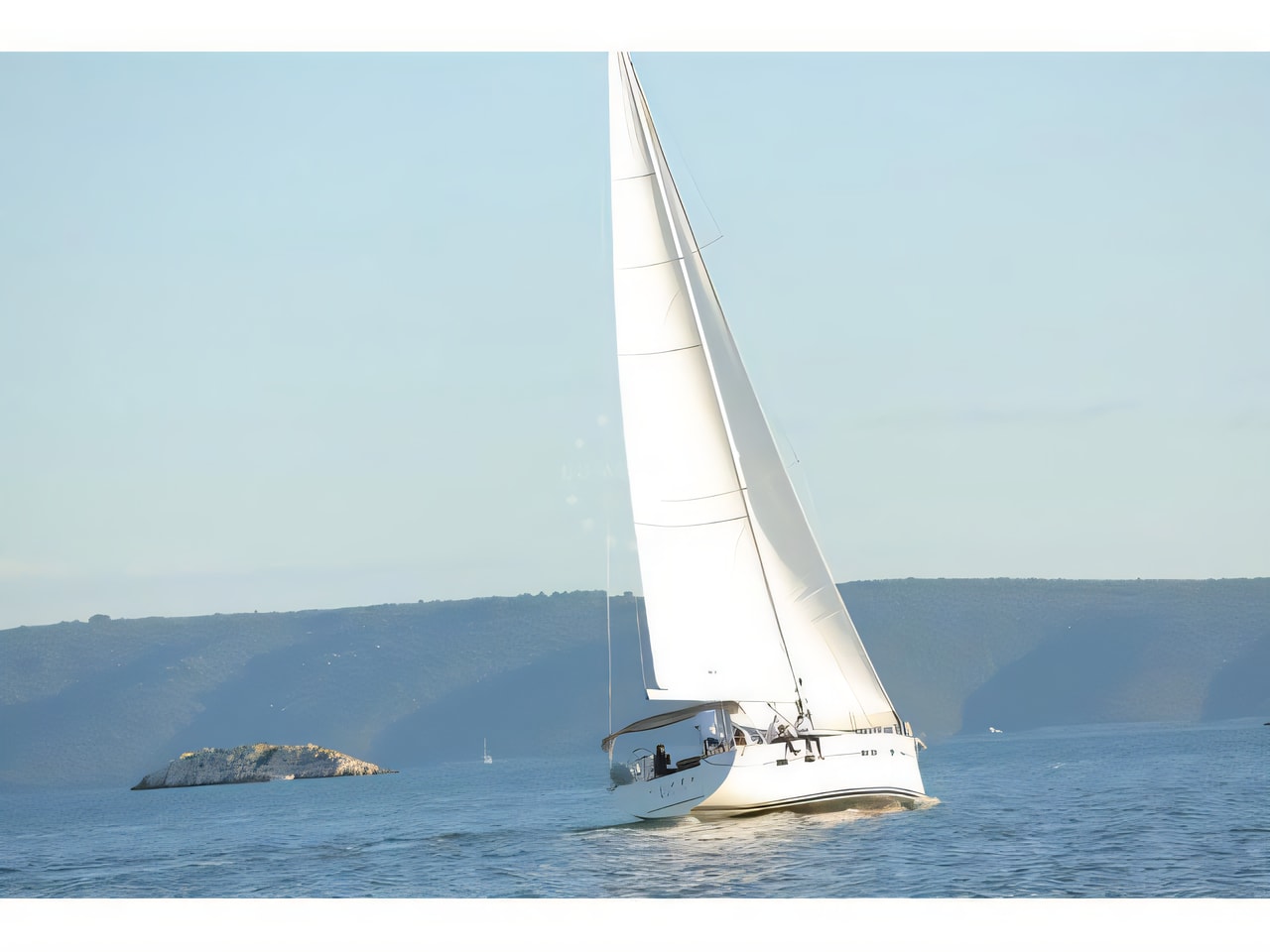 Exterior overview of D&D Kufner 54.2 sail boat for charter from Trogir ACI Marina in the Split sailing area Croatia