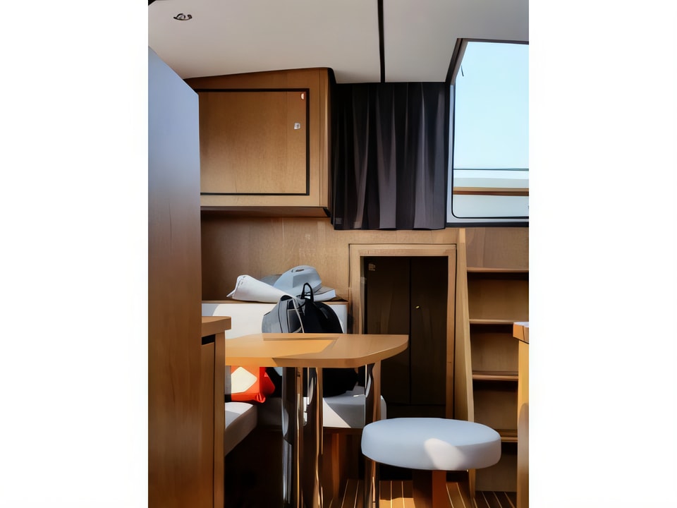 Interior of Linssen GS 30.9 AC motor boat with 2 cabins Croatia yacht charter