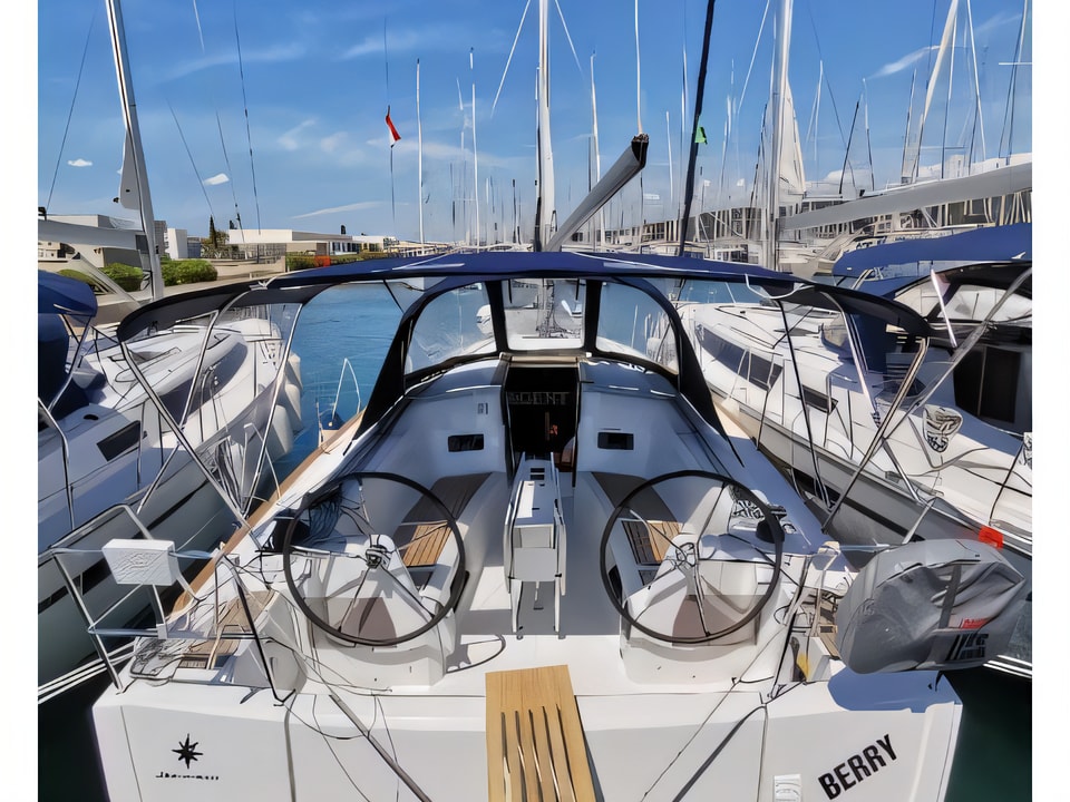 Sun Odyssey 349 sailing yacht for charter from Vodice / ACI Marina Vodice Sibenik sailing area Croatia