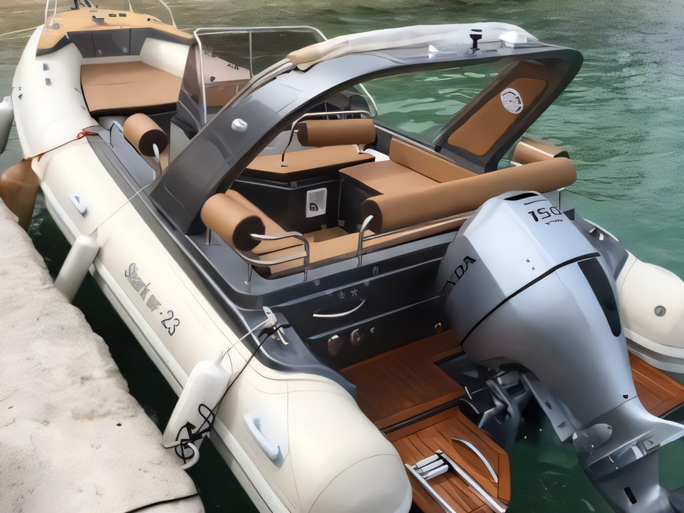 Interior of Shark BF 23 Sport motor boat with 0 cabins Croatia yacht charter