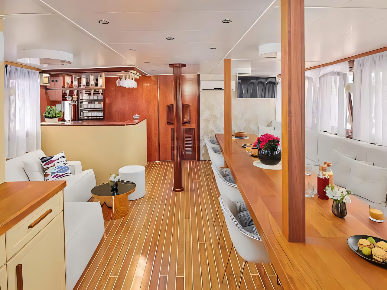 Gulet Cataleya yacht layout 9 cabins Croatia charter