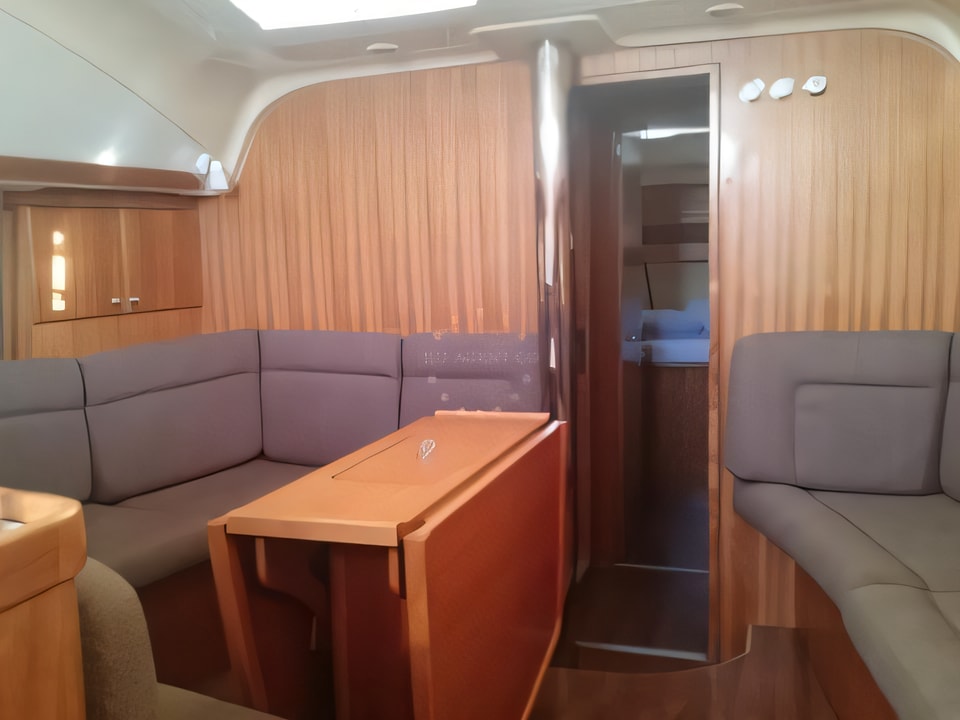 Interior of Elan 434 sail boat with 4 cabins Croatia yacht charter