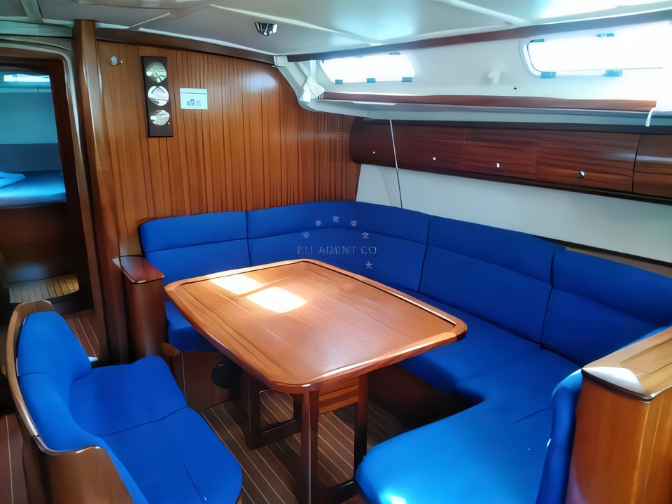 Interior of Bavaria 44 sail boat with 4 cabins Croatia yacht charter