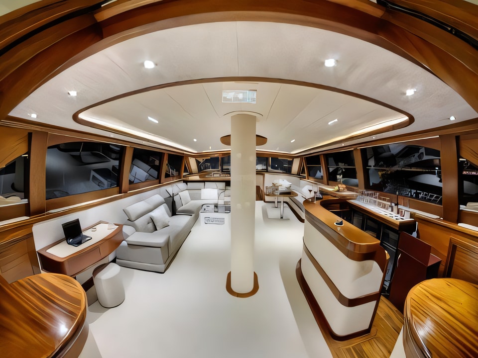 Interior of Gulet gulet or cruiser with 5 cabins Croatia yacht charter