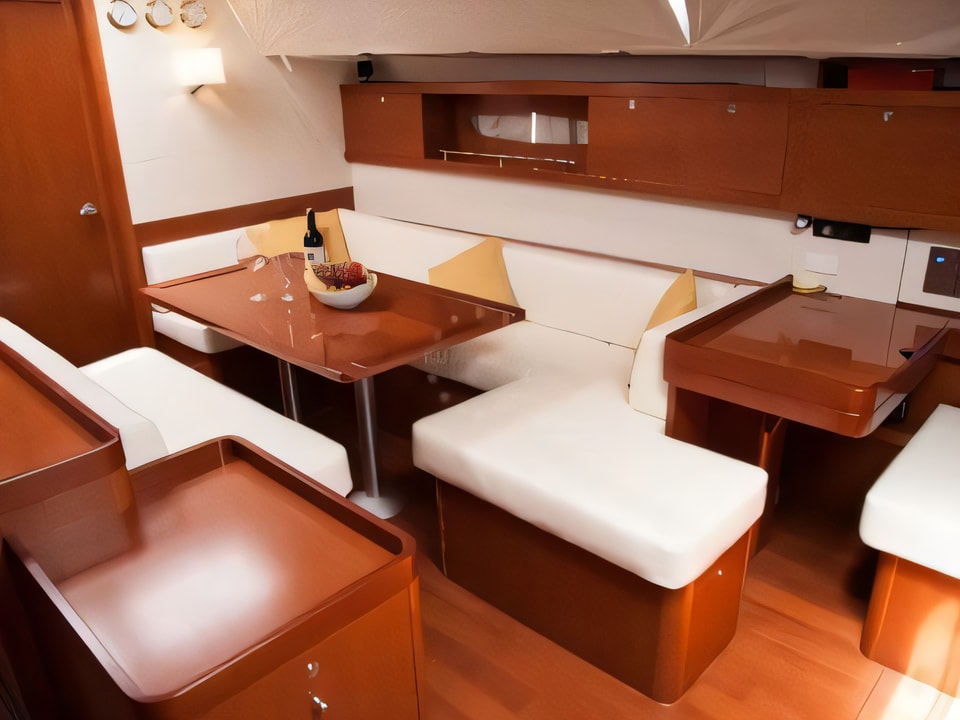Interior of Oceanis 50 Family- 4+1 cab. sail boat with 5 cabins Croatia yacht charter