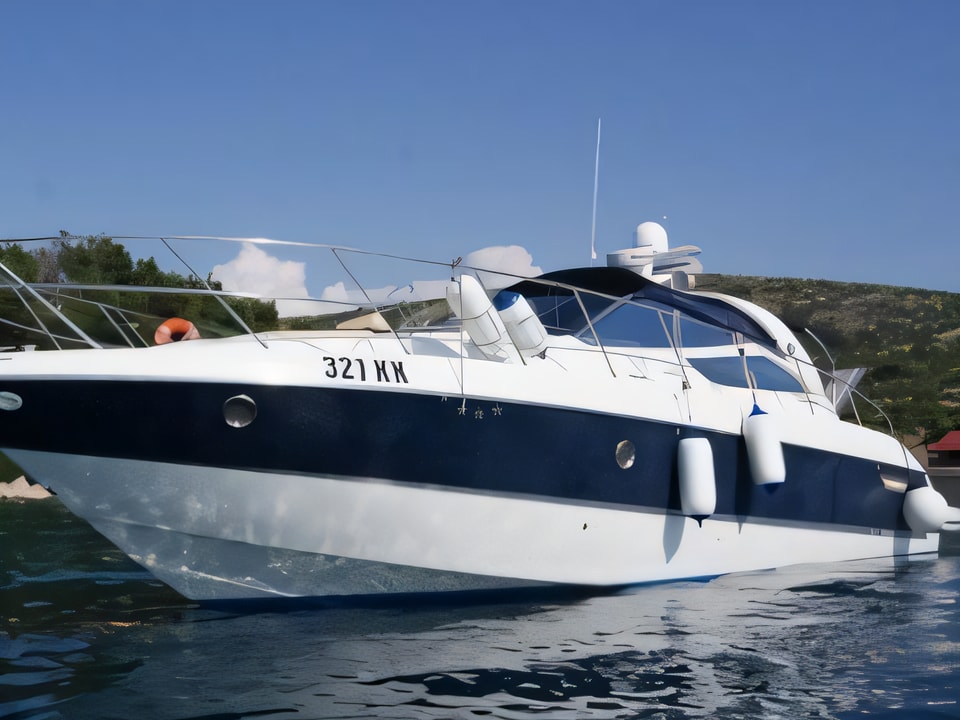 Cranchi 43 IPS motor boat for charter from Punat, Krk / Marina Punat Istria / Kvarner sailing area Croatia