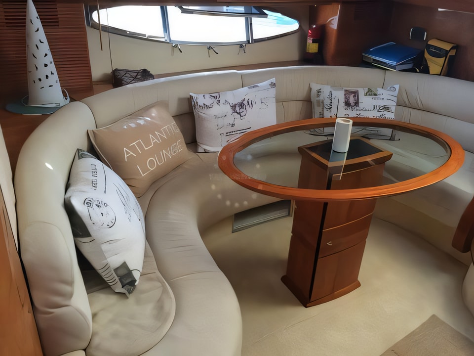 Interior of Atlantis 47 motor boat with 4 cabins Croatia yacht charter