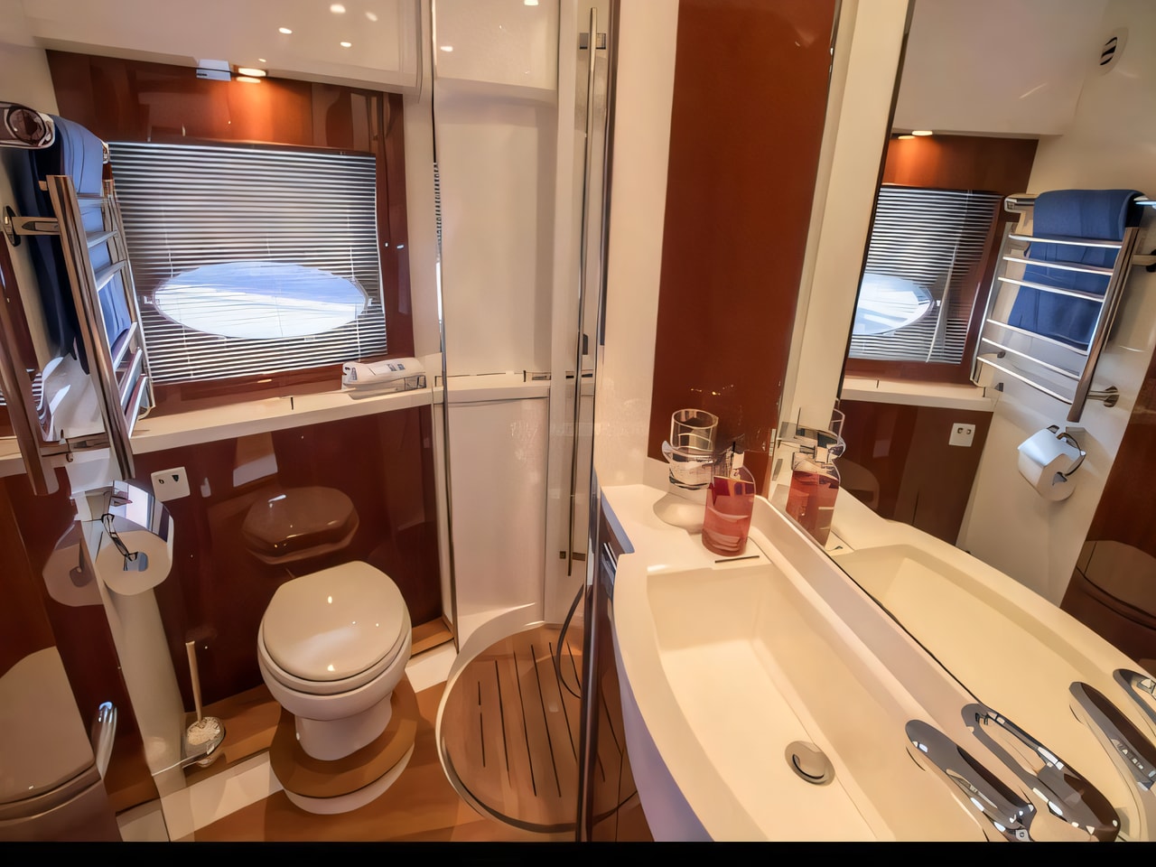 Layout of Princess 54 FLY motoryacht with 4 cabins Croatia yacht charter