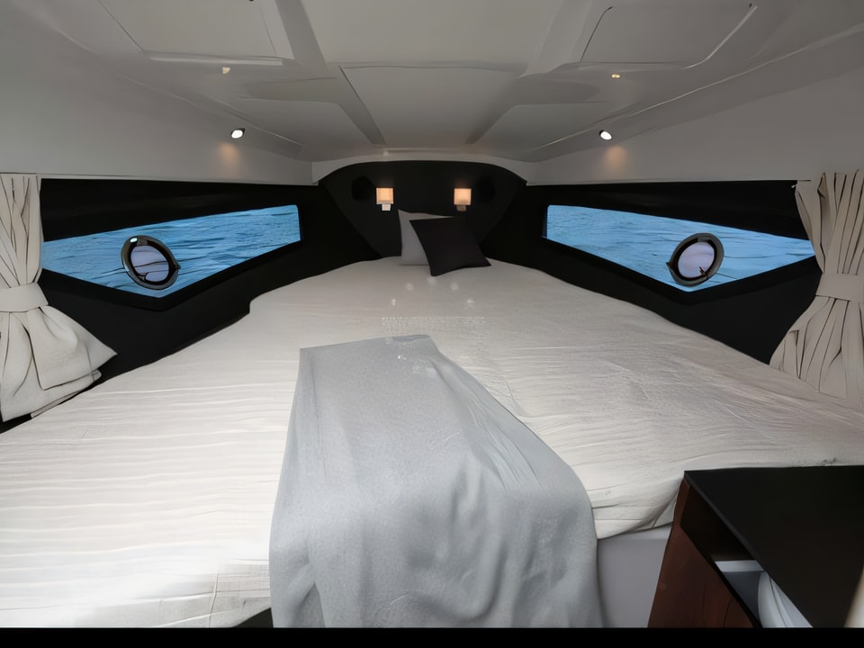 Interior of Grandezza 25s motor boat with 1 cabins Croatia yacht charter