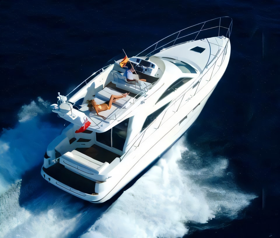 Sealine F34 motor boat for charter from Seget Donji / Marina Baotic Split sailing area Croatia