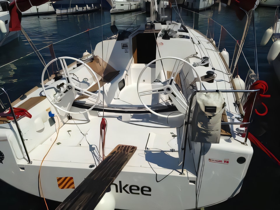 Elan 350 sailing yacht for charter from Biograd / Marina Kornati Zadar sailing area Croatia