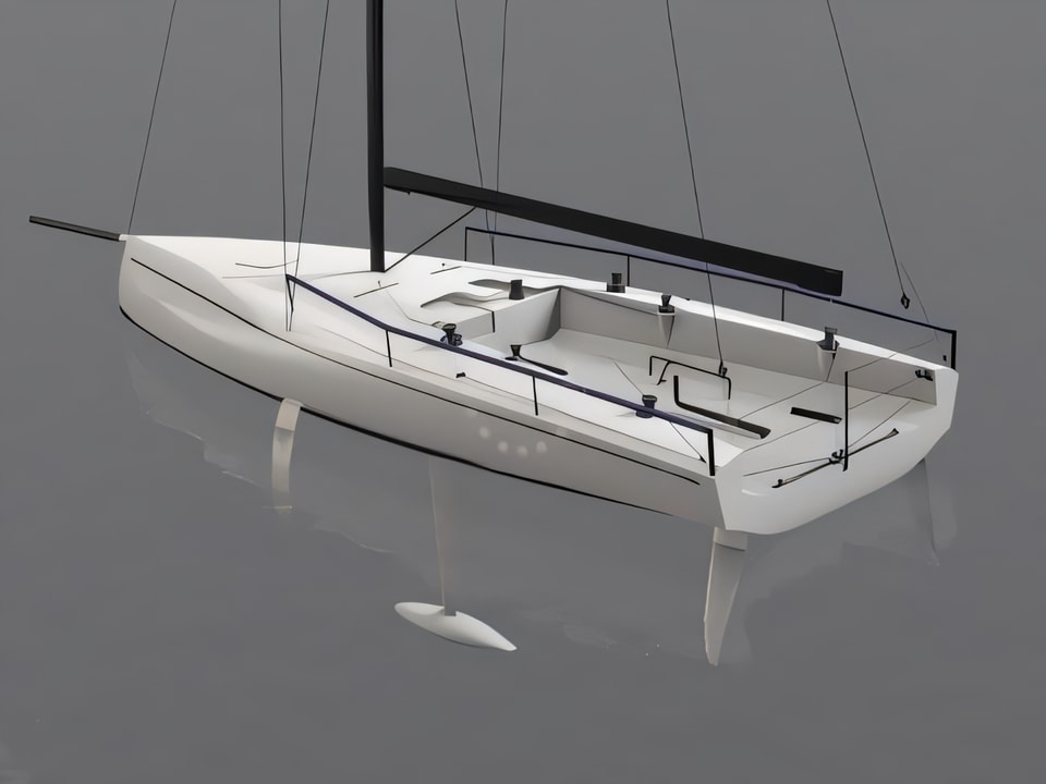 Layout of ClubSwan 36 sail boat with 0 cabins Croatia yacht charter