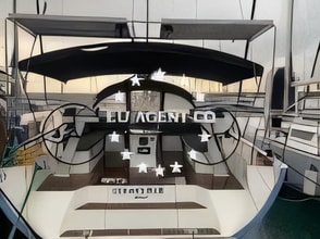 Exterior overview of D&D Kufner 54.2 sail boat for charter from Trogir ACI Marina in the Split sailing area Croatia