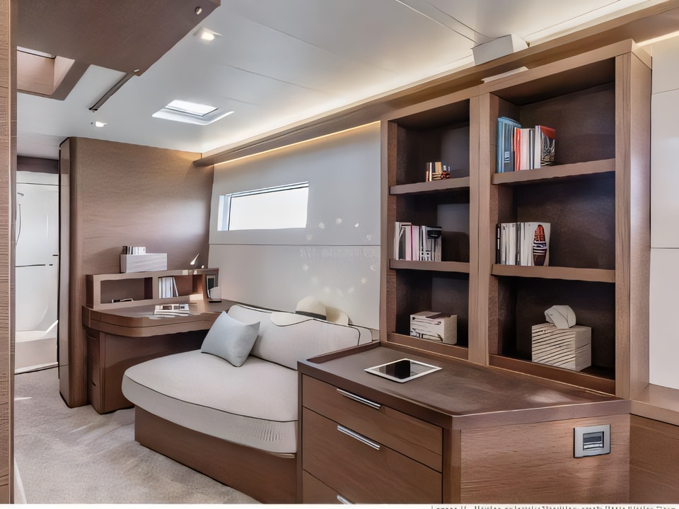 Interior of Lagoon 46 catamaran with 3 cabins Croatia yacht charter