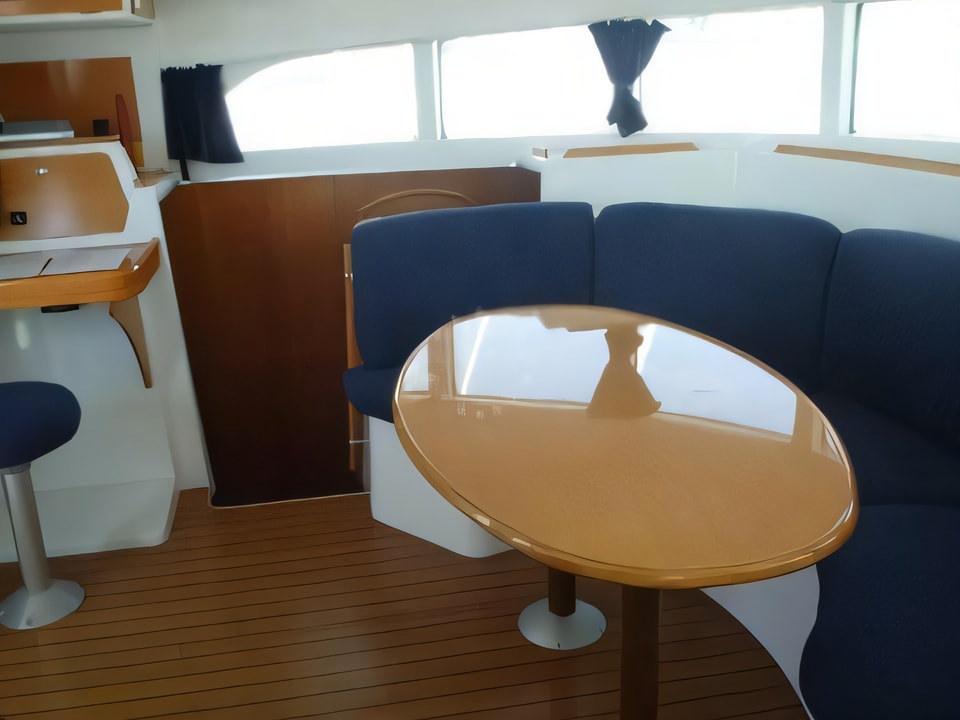 Interior of Lagoon 380 (4+2 cab.) catamaran with 4 cabins Croatia yacht charter