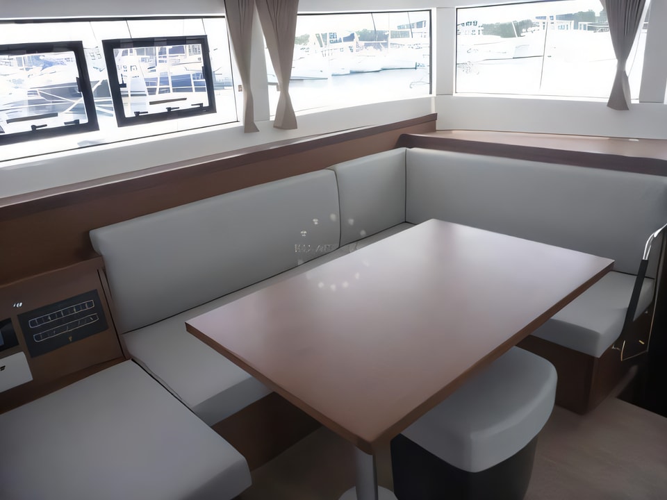 Interior of Lagoon 40 (3+2 cab.) catamaran with 3 cabins Croatia yacht charter