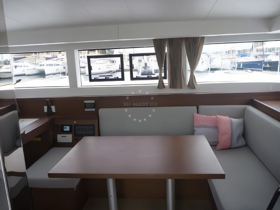 Interior of Lagoon 40 (4+2 cab.) catamaran with 4 cabins Croatia yacht charter