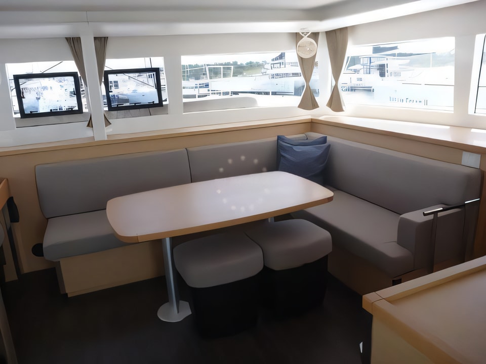 Interior of Lagoon 450 Sport (4+2 cab.) catamaran with 4 cabins Croatia yacht charter